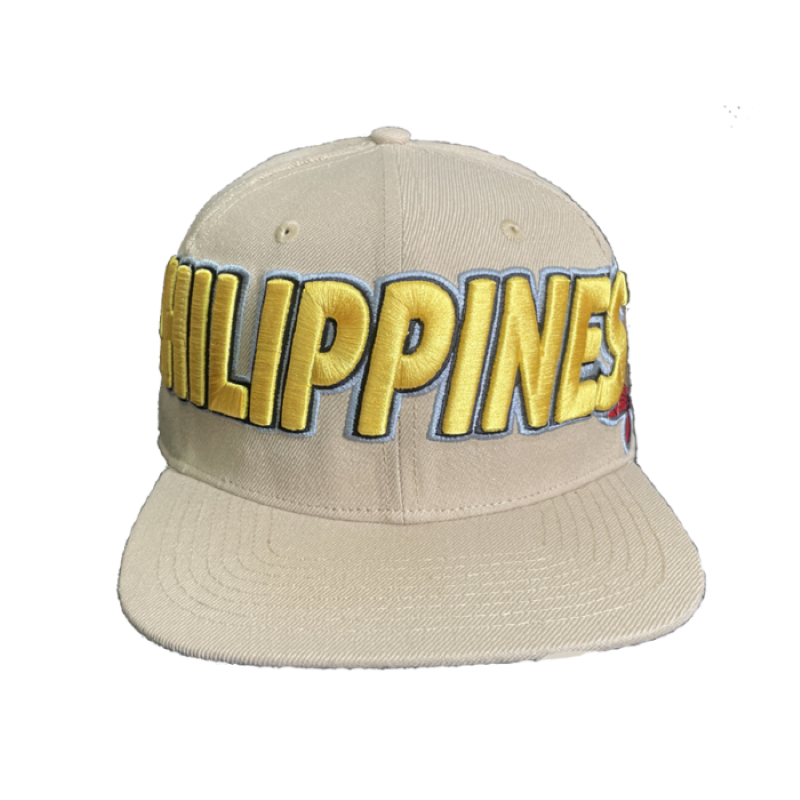 Good quality customized color cap embroidery logo 3D puff cotton wool blended snap back closure flat brim baseball cap
